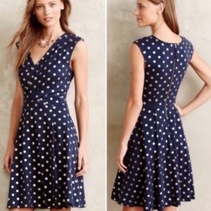 Anthropologie Maeve Ophira polka dot dress Size S